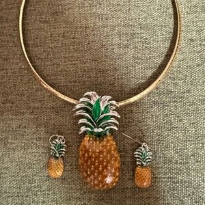 necklace and matching earrings